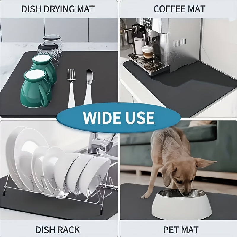 Non-Slip Super Absorbent Countertop Pad for Kitchen and Restaurant Use