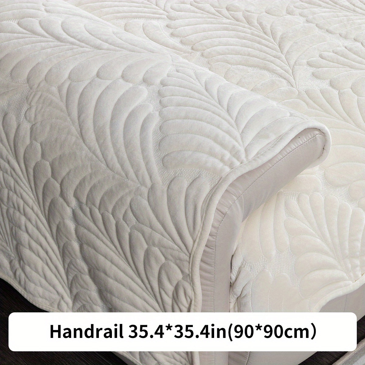 Короткий плюшевый чехол для дивана на все сезоны, идеально подходит для домашнего декора в спальне, офисе или гостиной. Исключает спинку, подлокотники и наволочку.