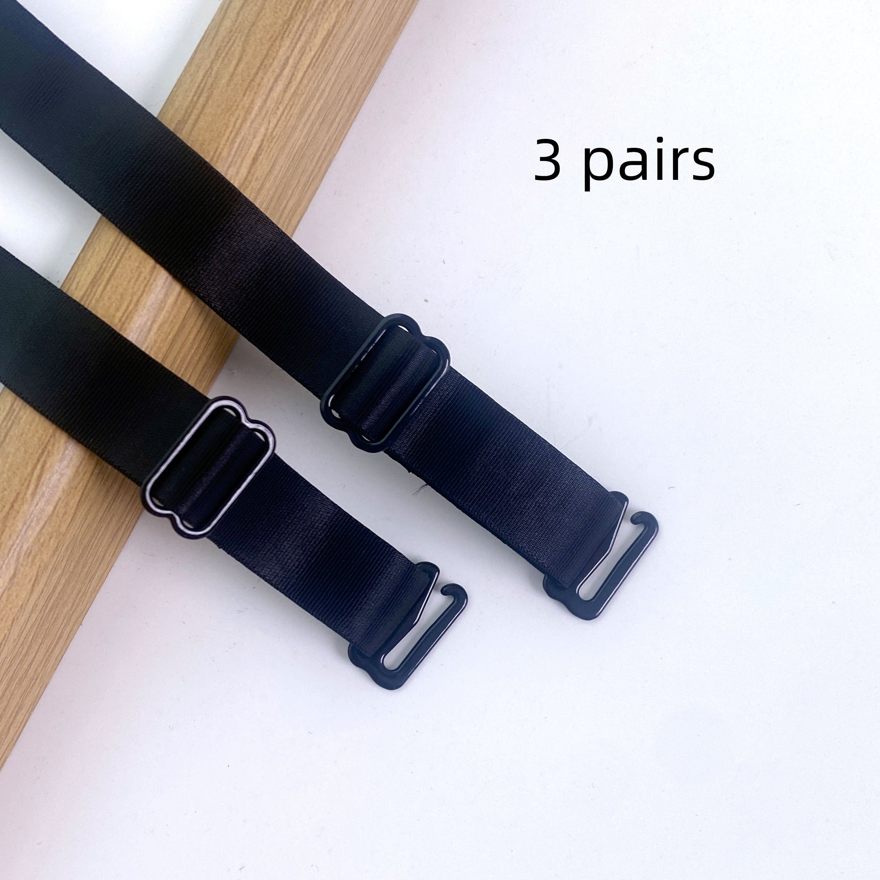 Women's Adjustable Non-Slip Shoulder Straps Set for Bras and Lingerie 3 Pieces