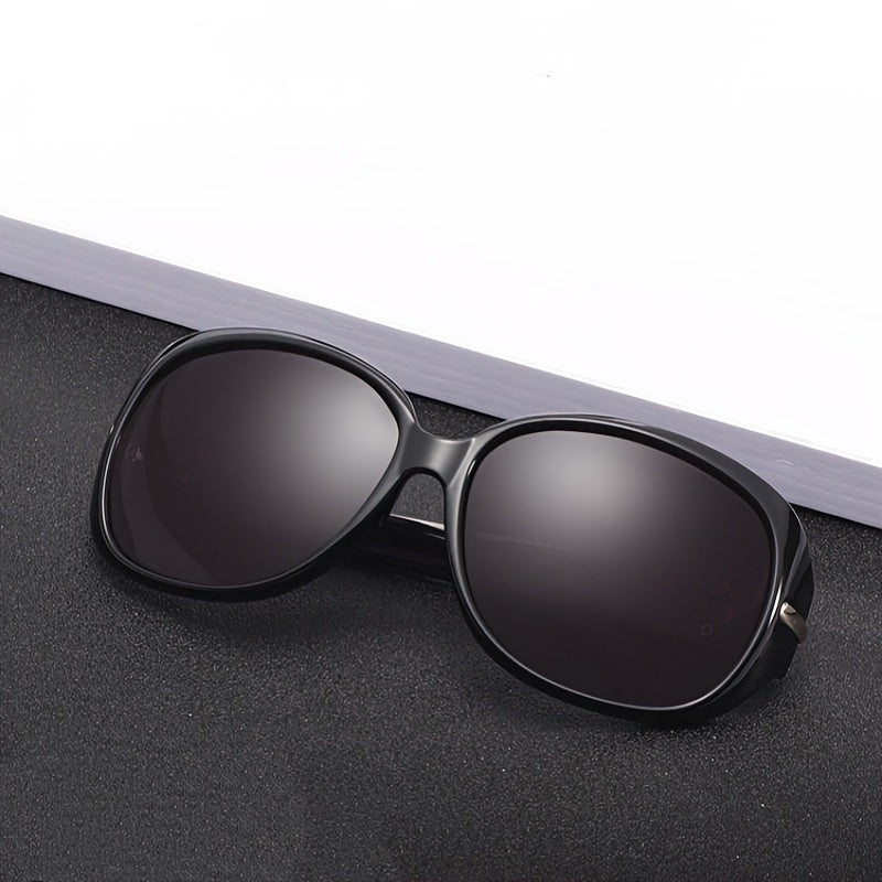 Large Oval Sunglasses for Women with Polarized Lenses for Beach and Travel