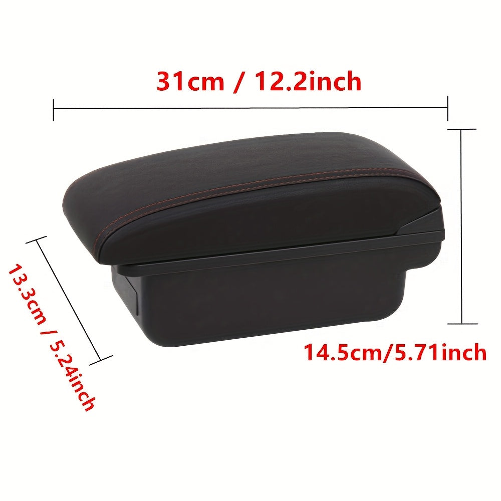 Car Interior Center Console Armrest Box Storage Carrier for Compact Vehicles