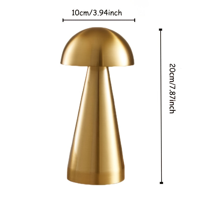 Lámpara de mesa LED recargable con control táctil, ajustable en brillo, 3 niveles de brillo, lámpara de noche para la cama