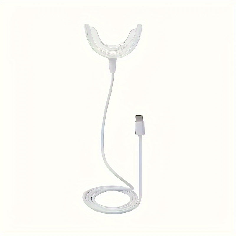 LED Teeth Whitening Light USB Powered No Batteries Dental Care Accessory for Men and Women