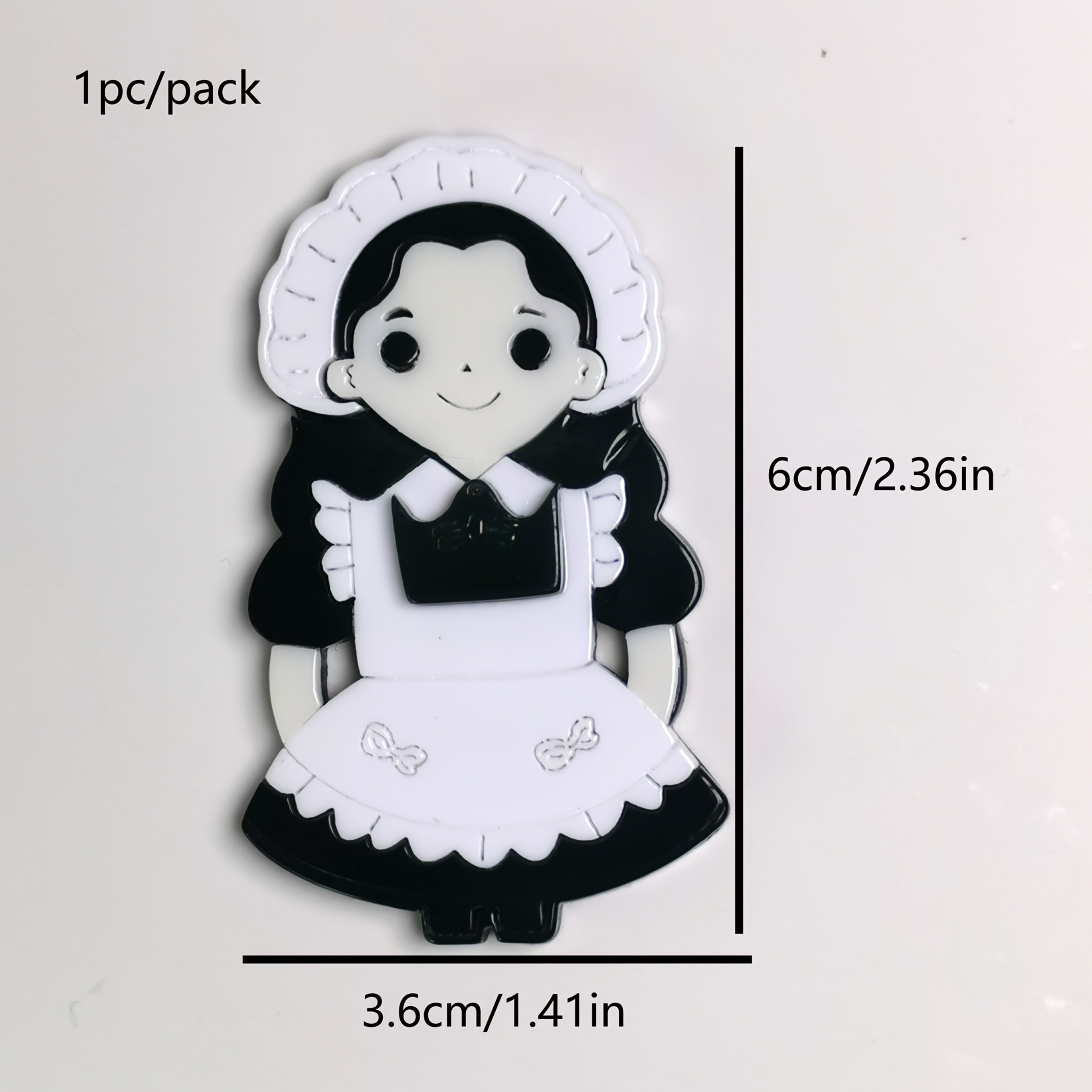 Vaqt o‘tkazmaydigan akril brosh pin - Ayollar uchun zamonaviy aksessuar