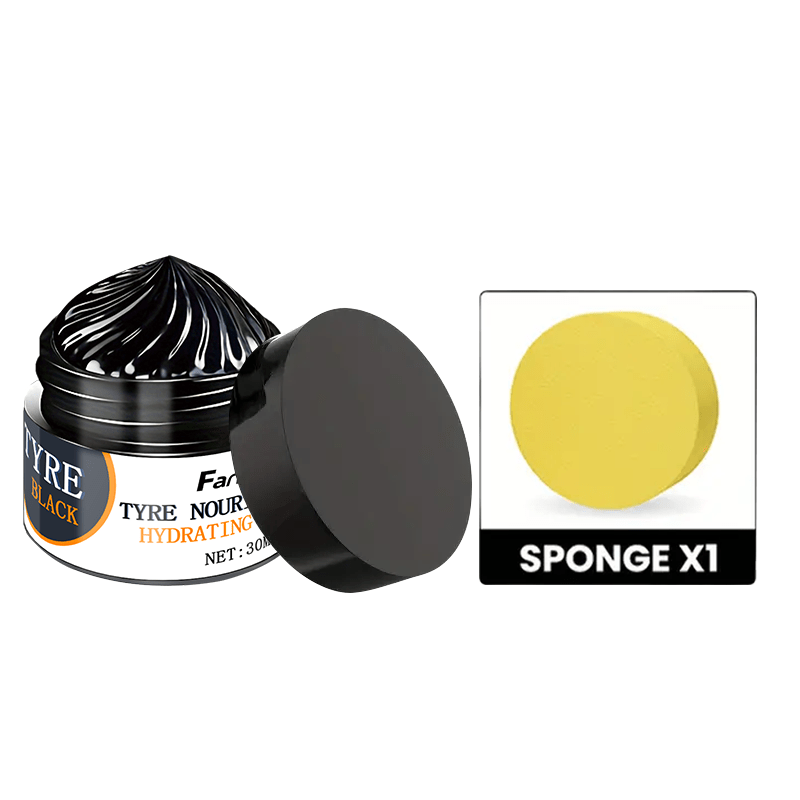 Crema de restauración universal de plástico negro para interior de coche y muebles