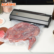 EU стандартный вакуумный упаковщик из нержавеющей стали с 5 настройками температуры, включает 20 пакетов