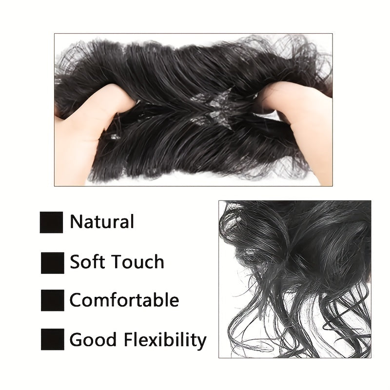 Women's Wavy Curly Synthetic Hairpiece Scrunchies for Tousled Updo