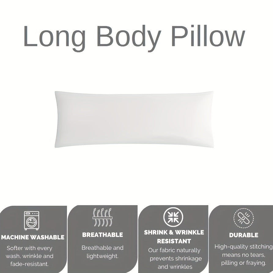 Extra Large Body Pillow for Adults for Pregnancy and Side Sleepers