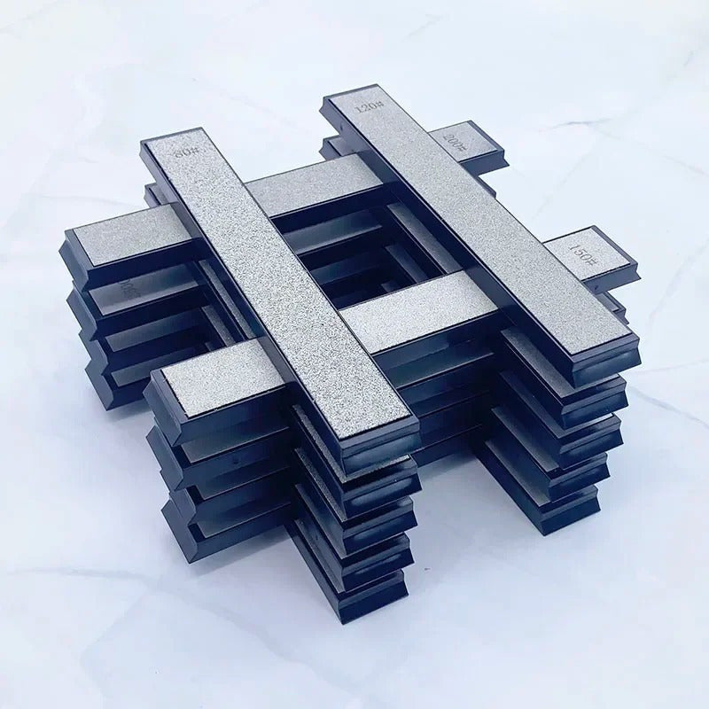 Diamond Sharpening Stone Set for Kitchen Knives and Scissors