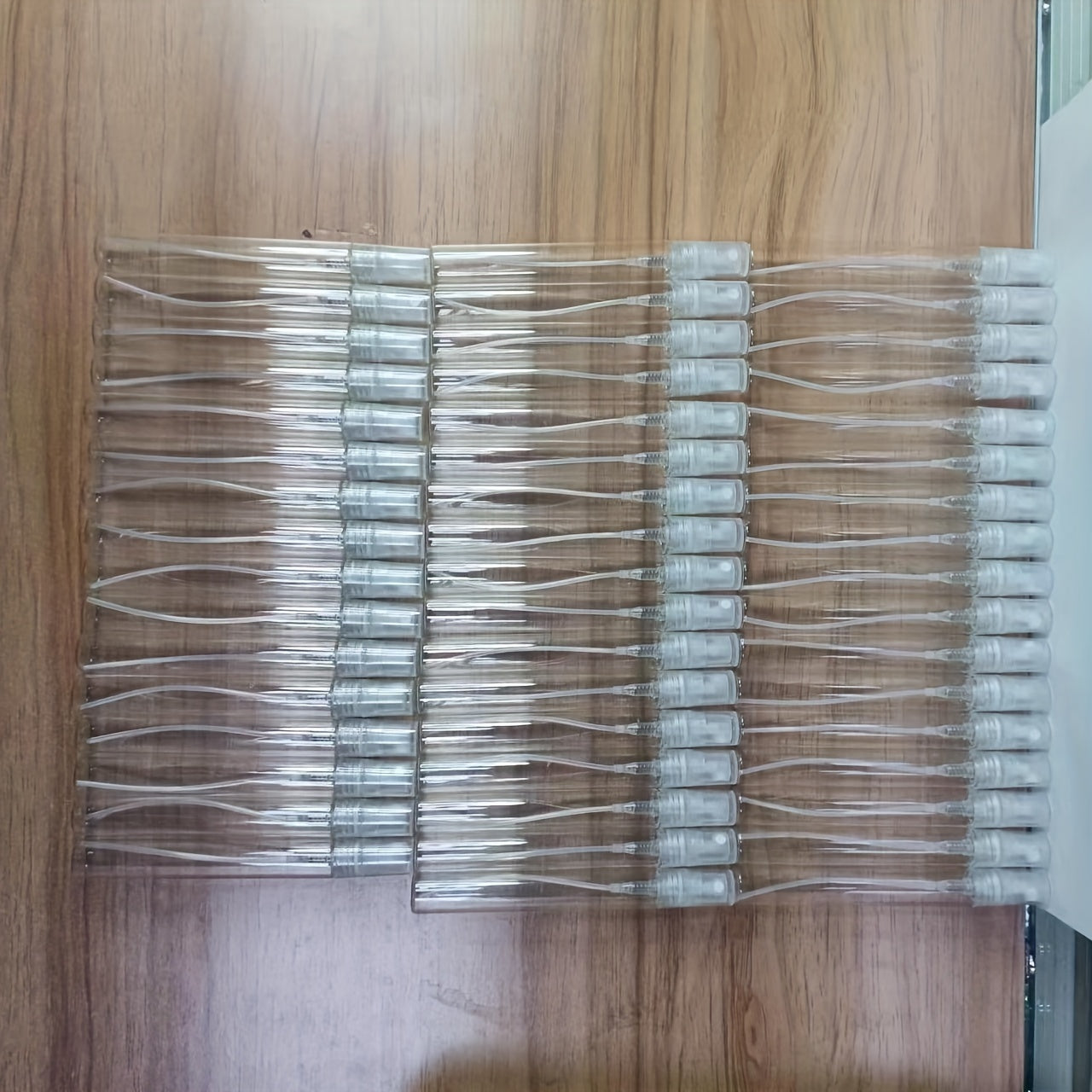 50 Pack 10ml Refillable Glass Perfume Atomizer Spray Bottles Portable Travel Essential