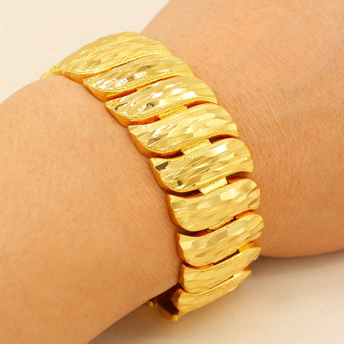 Copper Plated Link Chain Necklace for Men and Women Hip Hop Style for Daily Wear and Parties