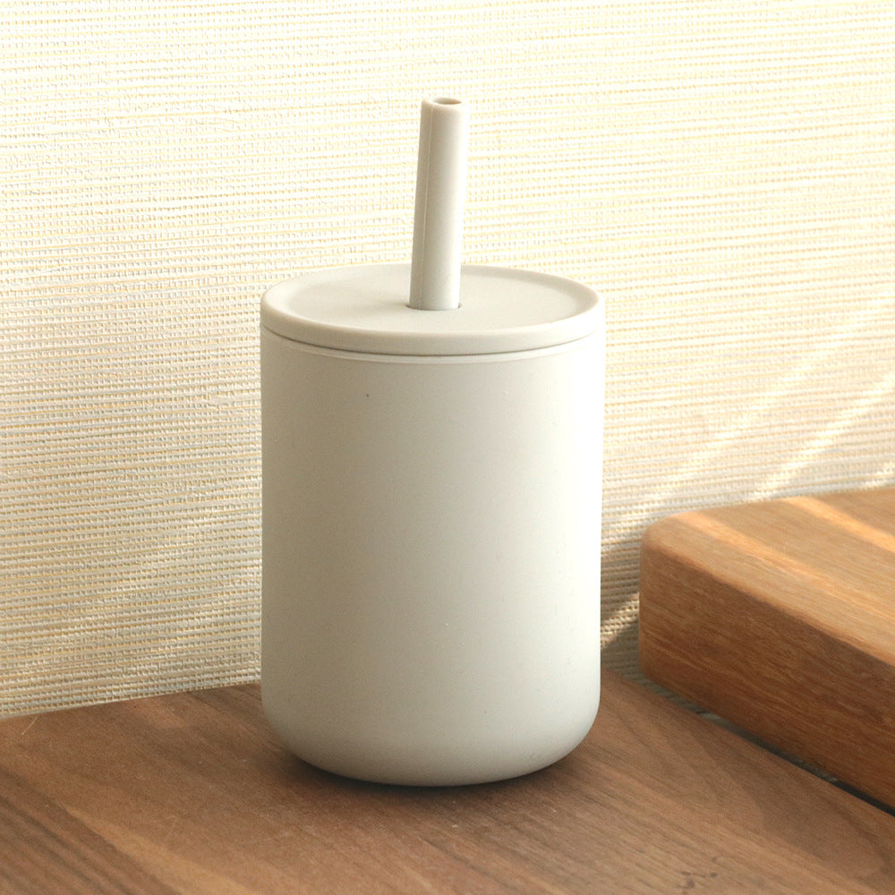 Kids Unbreakable Silicone Drinking Cup for Learning and Safety