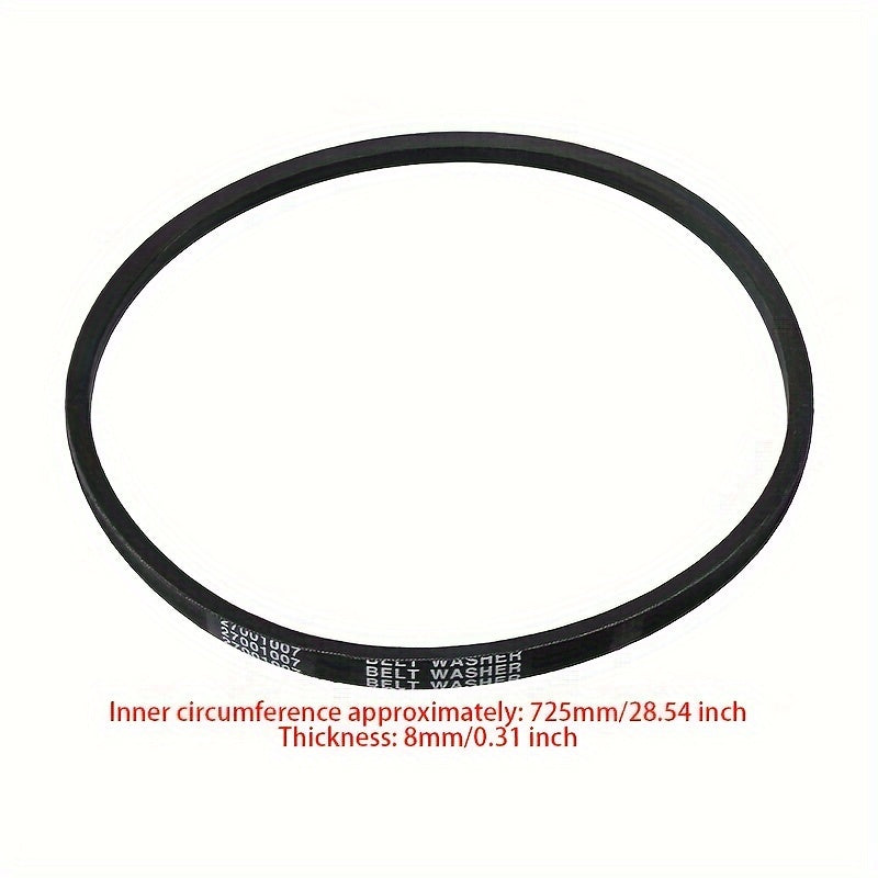Juego de correas de transmisión de goma para lavadora duraderas y fáciles de instalar, piezas de repuesto