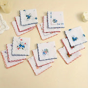 Women's Cotton Handkerchiefs 12 Pack Floral Print Lightweight for Wedding Outdoor Use