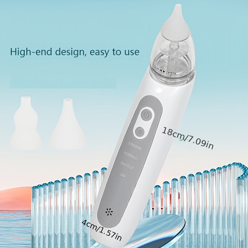 Electric Nose Cleaner USB Rechargeable with Music White for Home Use