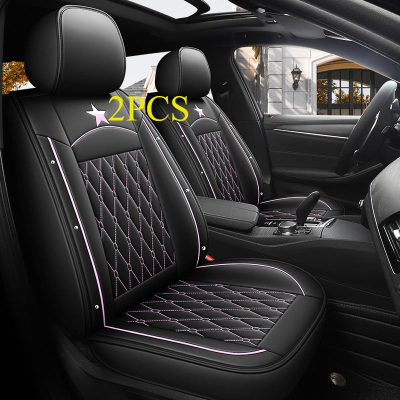 Universal Full Coverage SUV Seat Covers Waterproof Durable Black