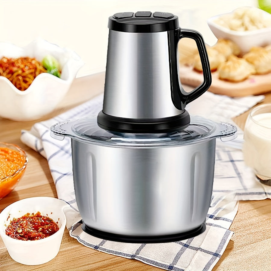 Мясорубка для крупногабаритных продуктов и овощей, 4,5 л, мотор 1000 об/мин, нержавеющая сталь