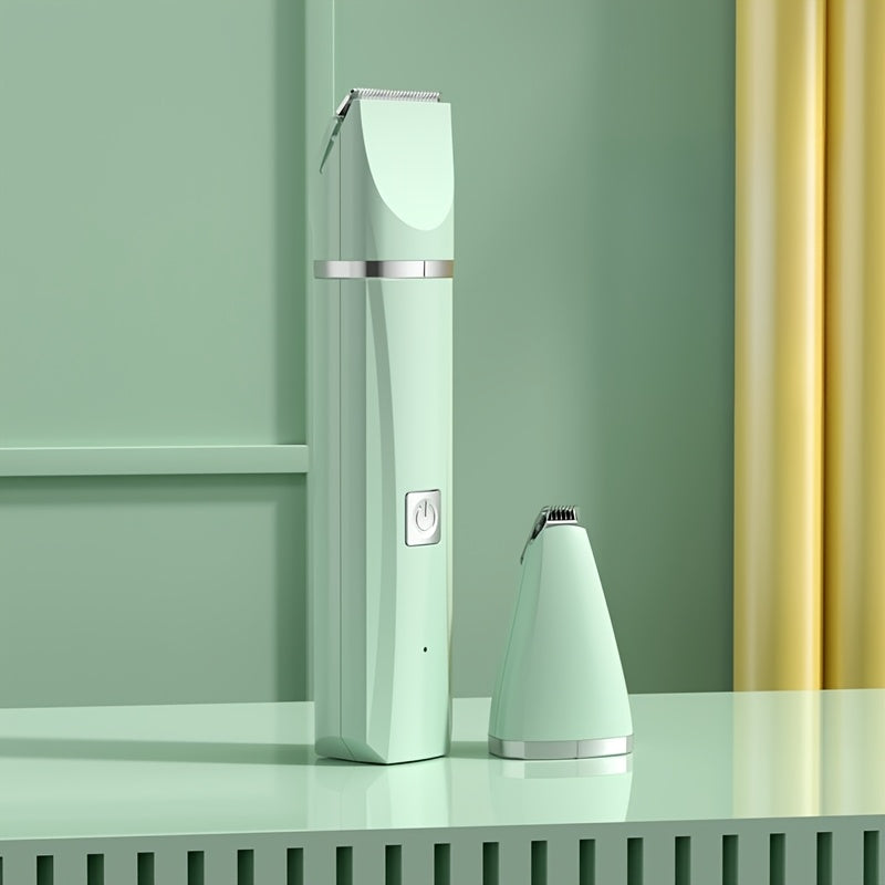 4-in-1 USB Rechargeable Pet Grooming Kit for Cats and Dogs Electric Clippers Nail Trimmer Foot Shaver