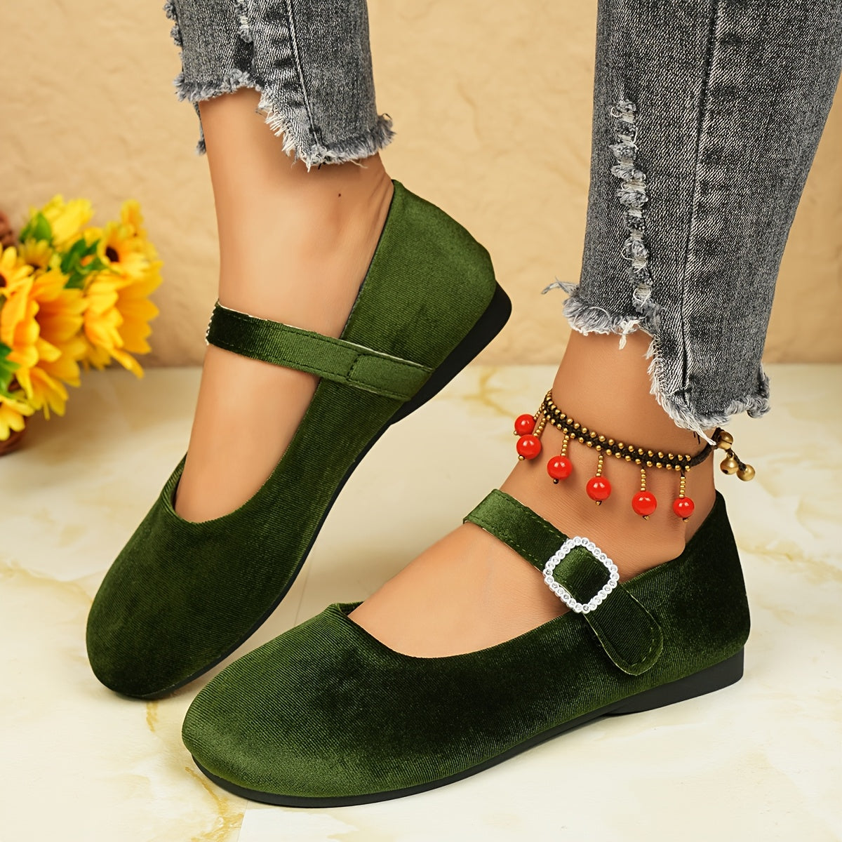 Women's Flat Shoes Casual Round Toe Comfortable All Seasons
