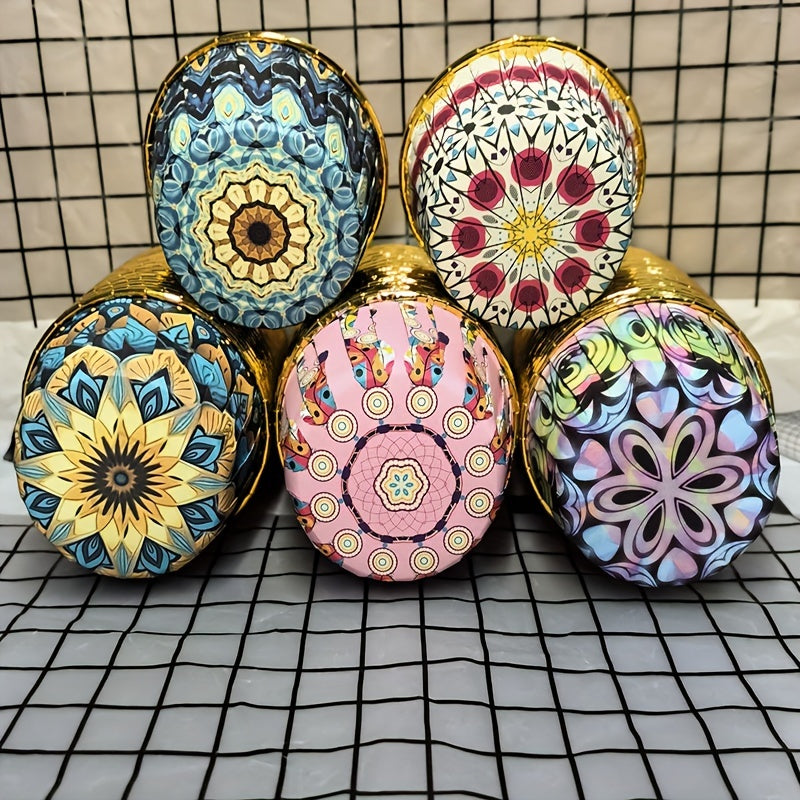 Set of 50 Disposable Paper Baking Cups, Assorted Holiday Themes, Heat-Resistant, Round Cupcake Liners