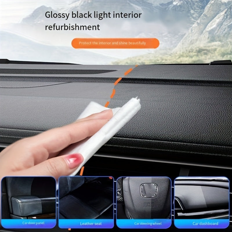 Automotive Interior Cleaning Wipes 2 Pack 160 Sheets Dashboard Wet Wipes