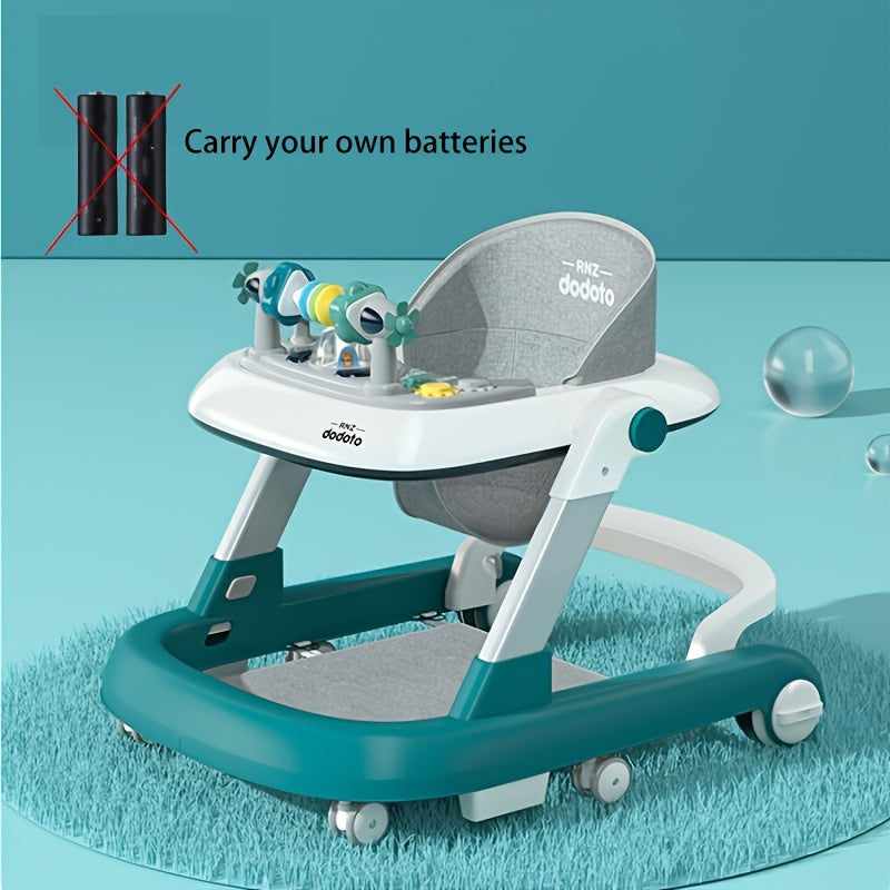 Rolling Walker with Sitting and Pushing Features for Indoor and Outdoor Use