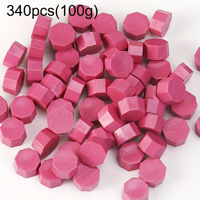 340pcs 100g Octagonal Sealing Wax for Gift Boxes Envelopes DIY Sealing