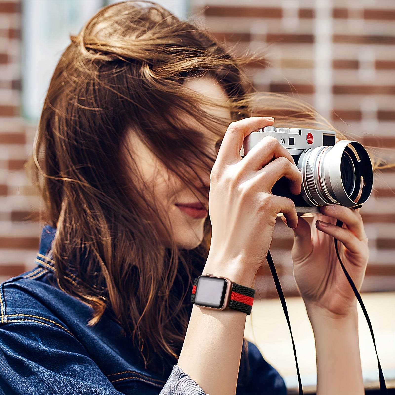 Плетёный нейлоновый спортивный ремешок для часов Apple Watch Series 1-9 SE Ultra 38мм-49мм унисекс