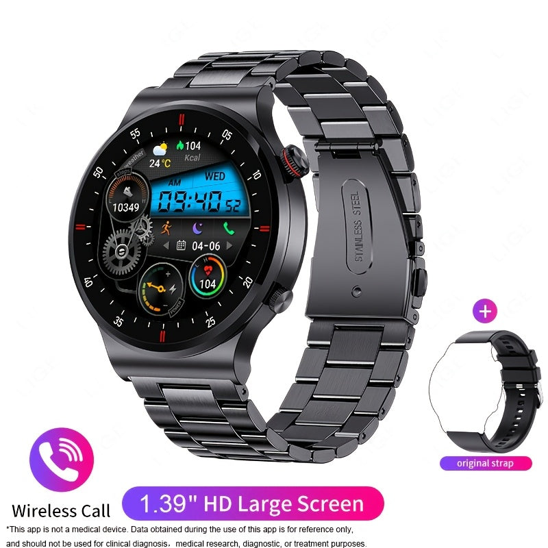 Smart Watch for Men Women Fitness Tracker Sleep Monitor Heart Rate AI Voice Control Touch Screen