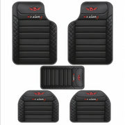 Universal Car Floor Mats 5pcs Polyester Stylish Protective Auto Liners