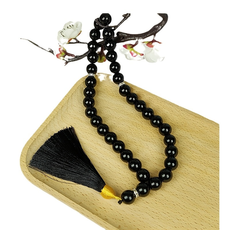 Glass Prayer Beads with 33 Beads 12mm for Islamic Ramadan