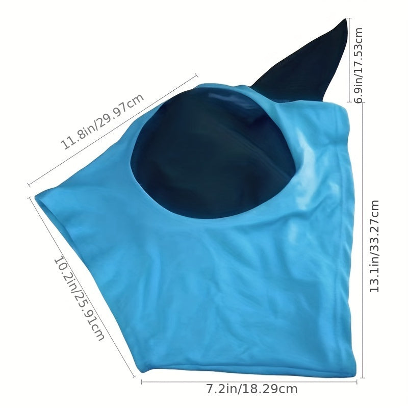 Маска от конского мухи с ушами, дышащая сетка, легкая, комфортная посадка