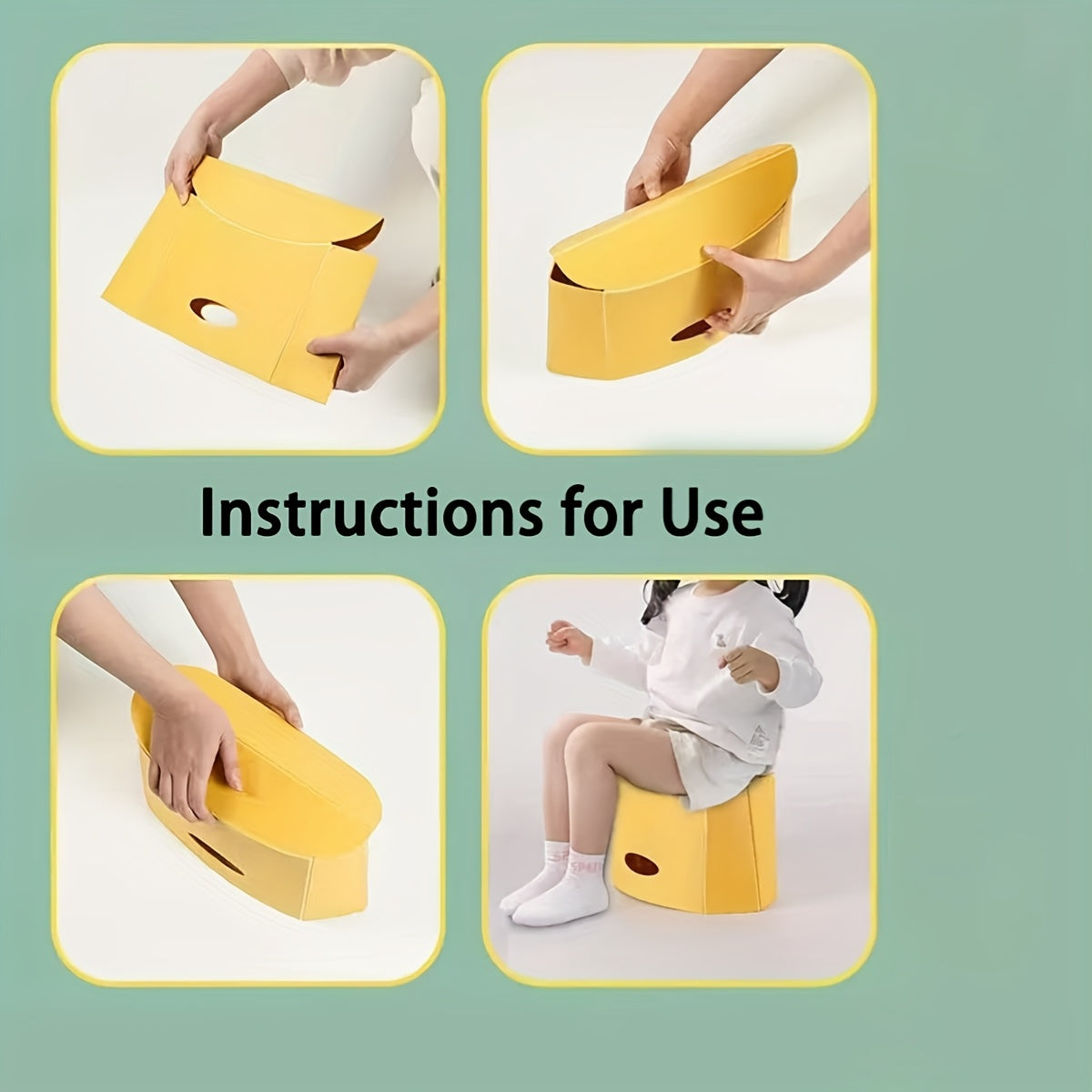 Sayohat va tashqarida faoliyat uchun ko‘chma ko‘k rangli yig‘iladigan stul