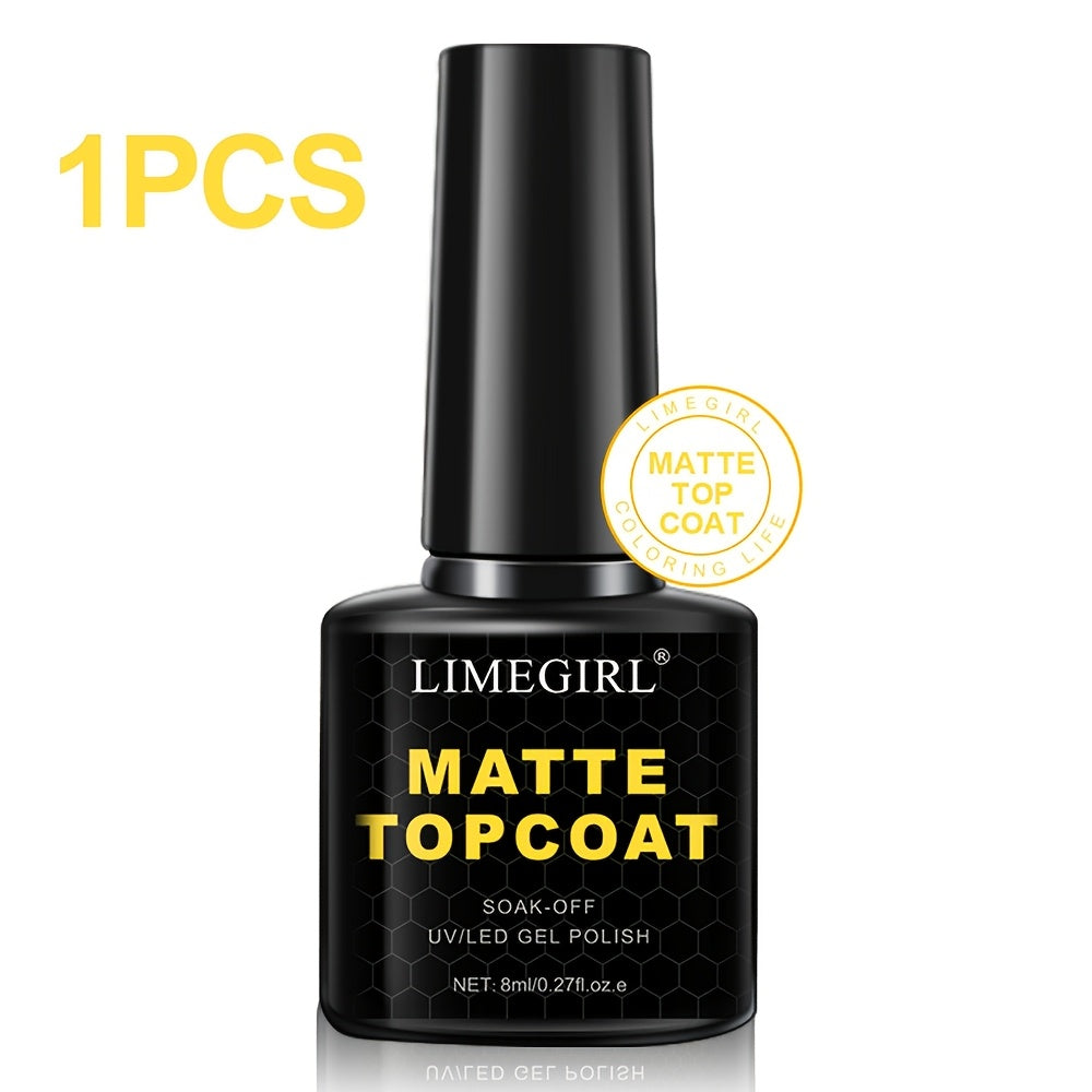 Nail Primer Base Top Coat 3-in-1 Liquid 8ML Quick Dry Long Lasting for DIY Nail Art