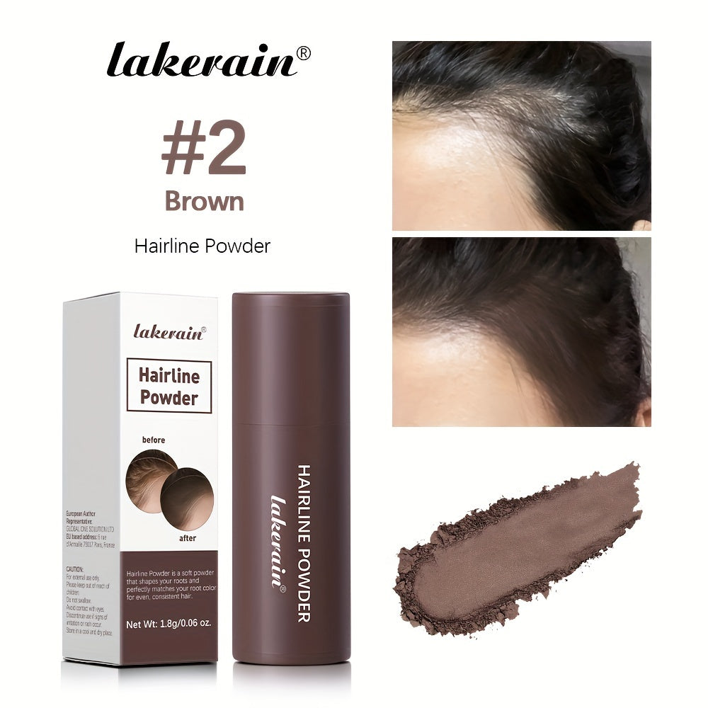 Unisex Hairline Powder Stick Waterproof Long-Lasting High Coverage for Normal Hair