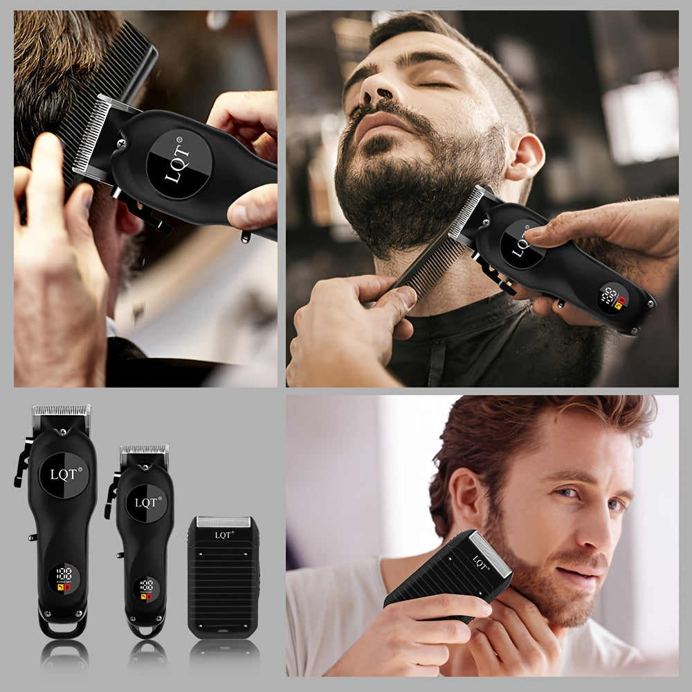 Cordless Hair Clipper Rechargeable Lithium Battery for Home Salon Use