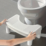 Portable Plastic Toilet Folding Foot Stool with Anti-Slip Mat