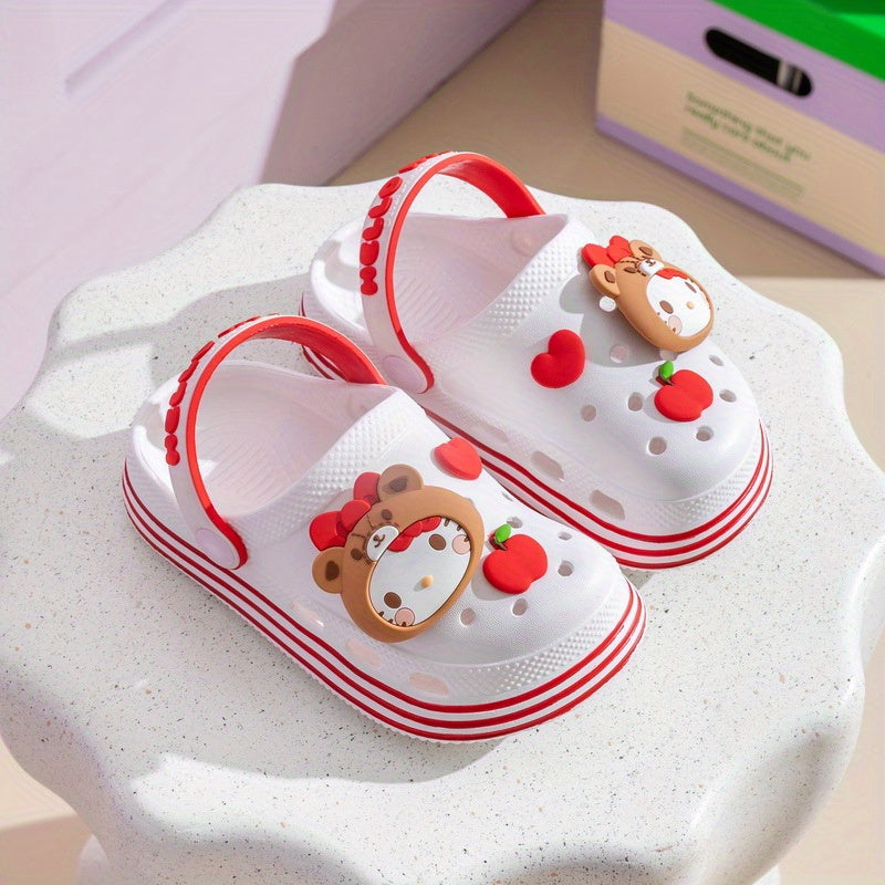 Women's Beach Shoes Slip-Resistant Thick Sole Cute Dog Style