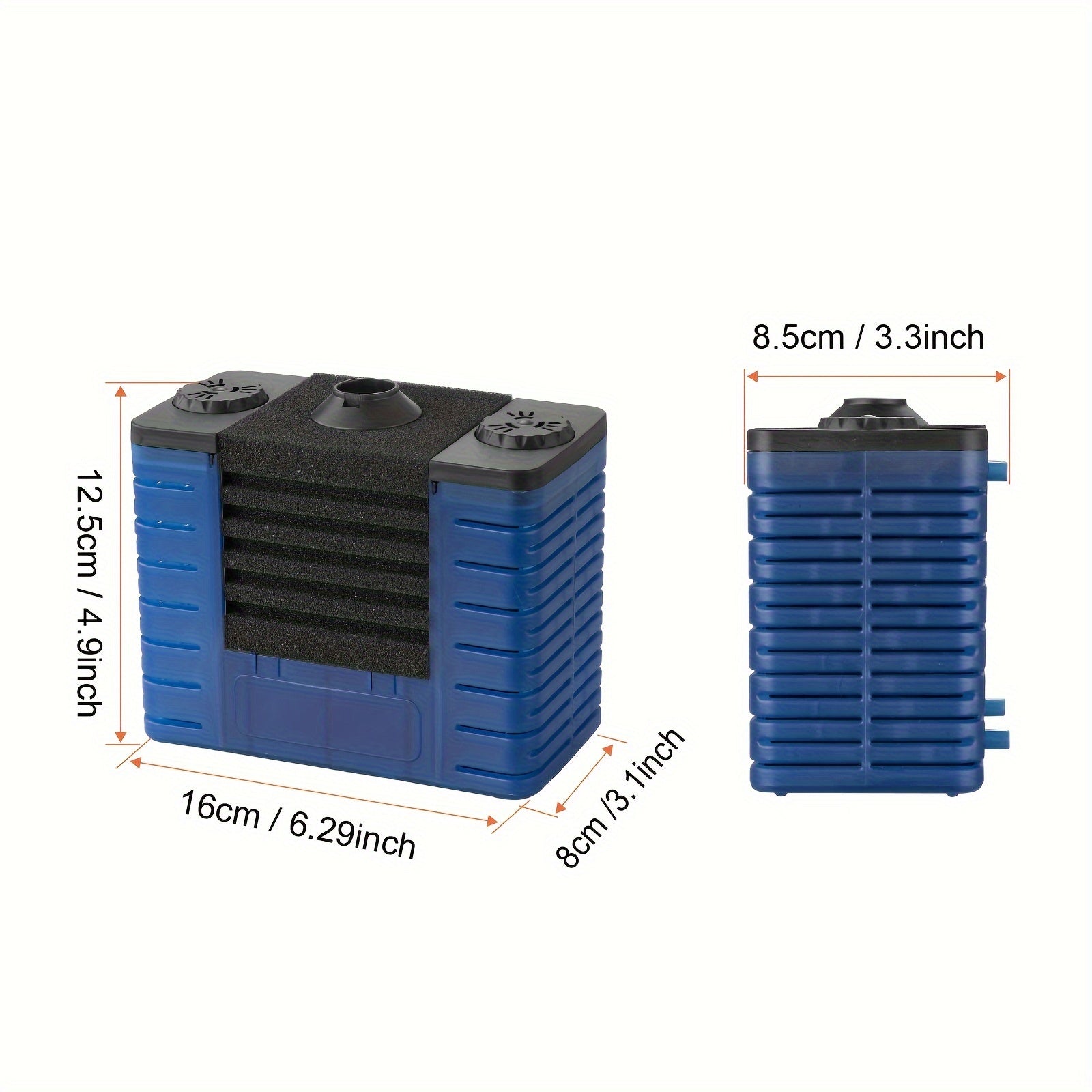 Silent Multifunctional Aquarium Water Pump with Built-in Filter for Fish Tanks