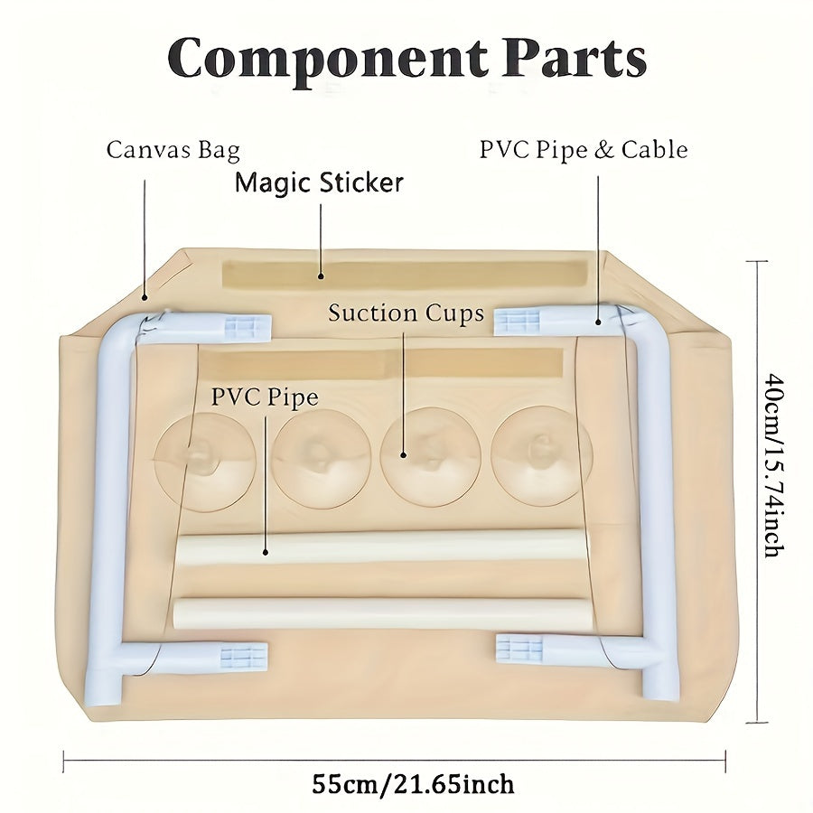 Cat Window Perch Hammock Removable Polyester Easy Assembly for Cats