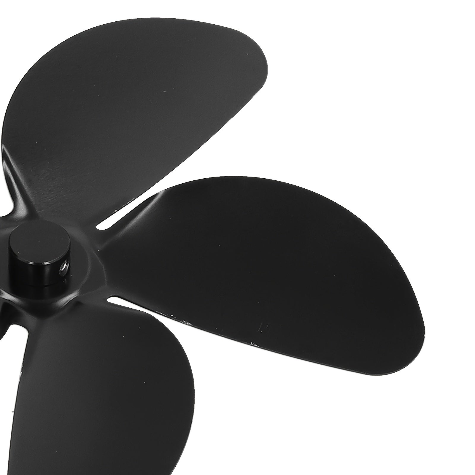Portable Fireplace Fan Blade Aluminum Alloy 5 Blades No Electricity Air Circulation