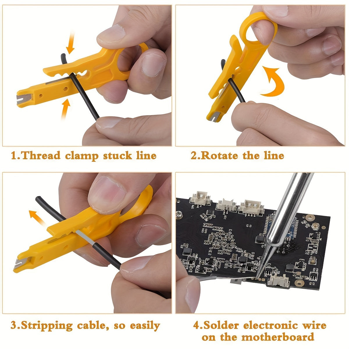 15-Piece Soldering Iron Kit with Adjustable Temperature 60W Electric Iron and Accessories