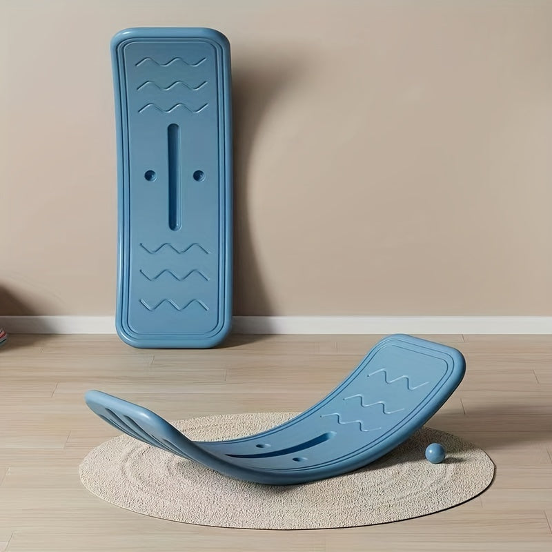 Kids' Sensory Balance Toy Plastic Seesaw for Indoor Use Blue or White