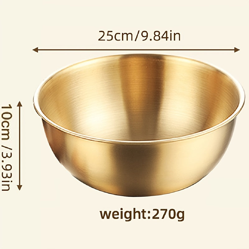 Stainless Steel Mixing Bowl 3 Quart Food Storage Salad Prep Kitchen Accessory