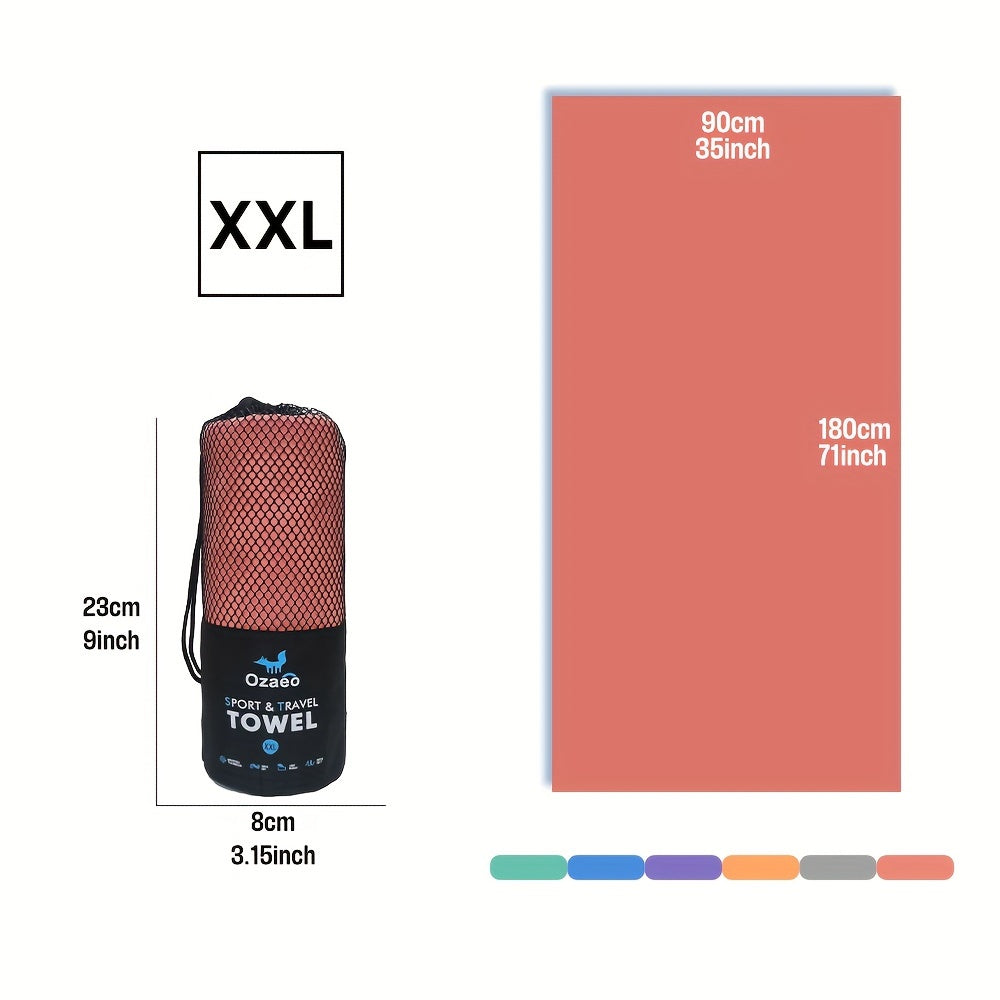 Microfiber Travel Towel Quick Dry Lightweight Sports Beach Hiking Yoga Golf Pickleball