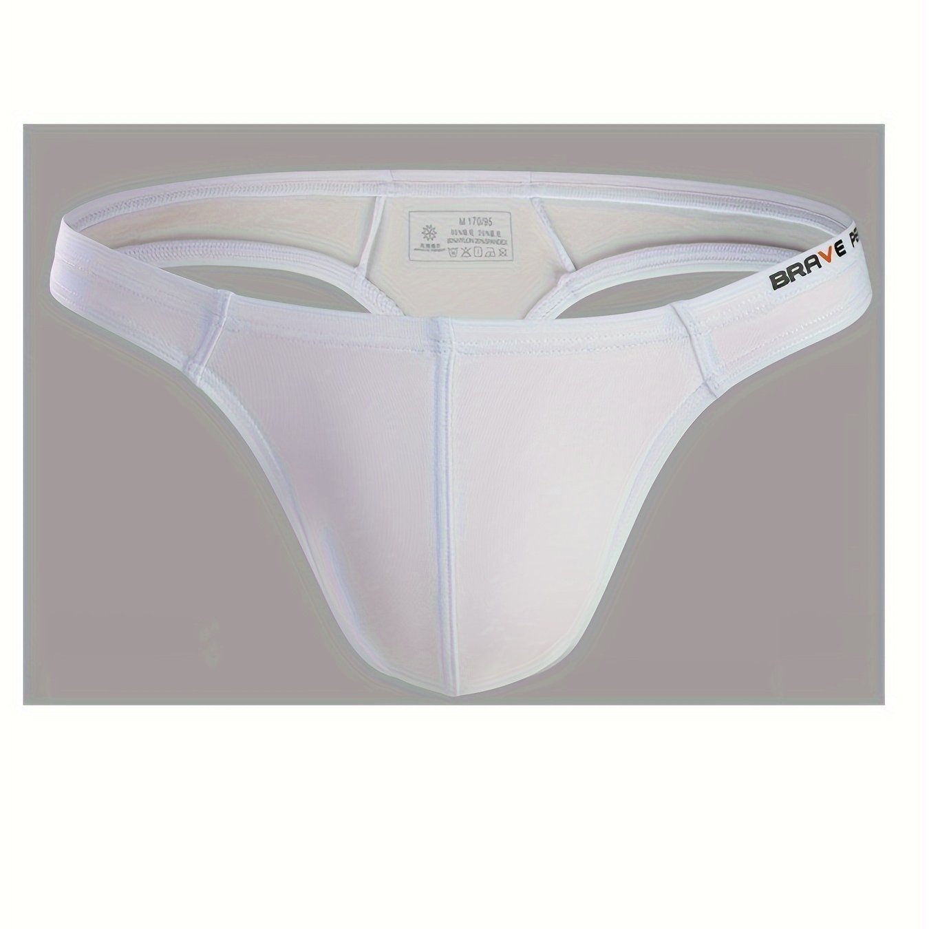 Men's Low-Waist Fitness T-Pants Stretch U-Shape Thongs