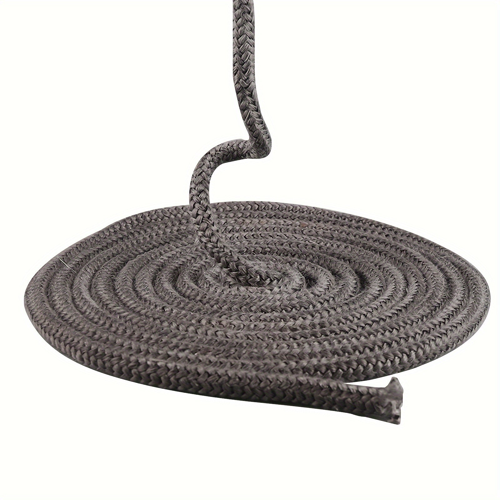 Yong'in pechkasiga mo'ljallangan, 2m fiberglas qoplama ip bilan mustahkam vintage pechka eshigi muhr, yuqori haroratga chidamli, devorga o'rnatiladigan, elektrsiz shisha pechka muhrini almashtirish, ishqalanishga chidamli va yumshoq.