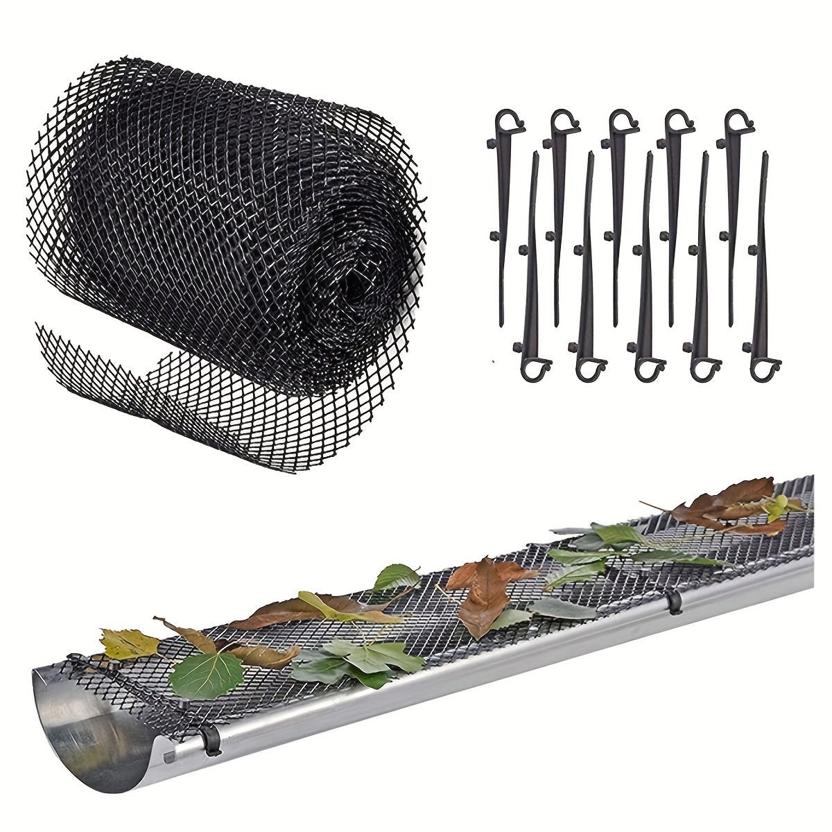 Маска для листьев, блокирующая пол, крышу, карниз, канализацию, засор в доме на колесах, 1 шт.