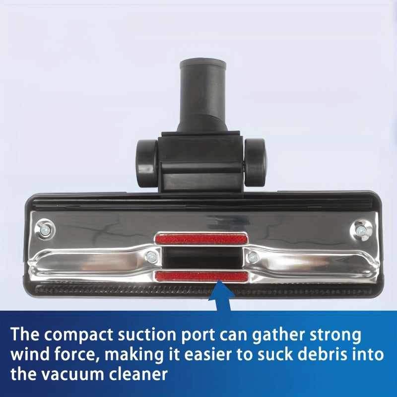 Universal 32mm Plastic Vacuum Floor Brush Nozzle with 360° Rotatable Head for Laminate Cleaning