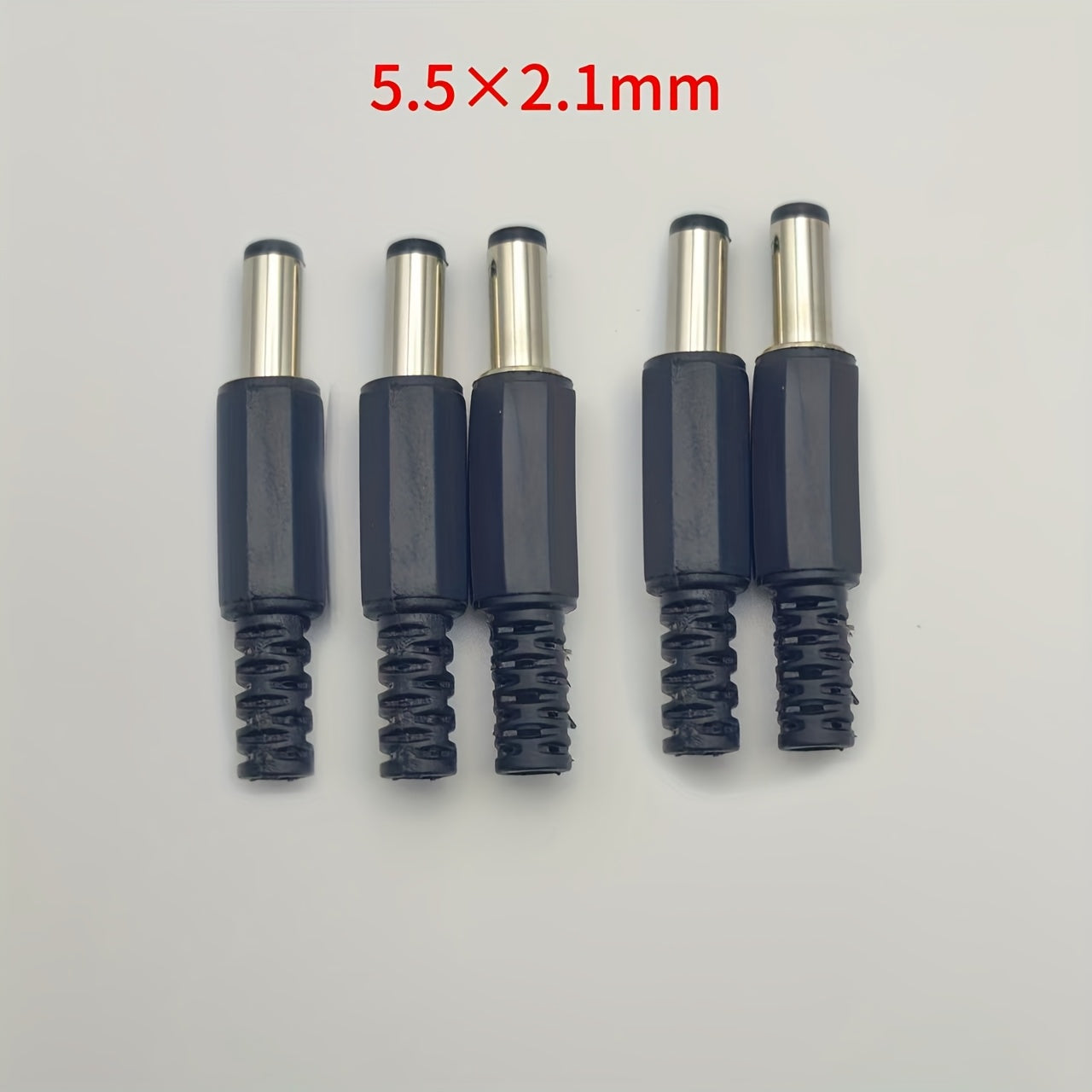 5pcs DC Power Cord Extension 5.5x2.1/2.5mm DC-220B Plug